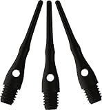 Viper 2BA Tufflex Tips III Soft Tip Dart Points (Black, 250 Pack)