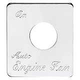 Peterbilt Engine Fan Switch Plate