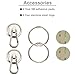 Ant Mag - Carabiner Magnetic Hooks 80LBS Heavy Duty Neodymium Magnet Carabiner with Swivel Carabiner Snap Hook for Indoor/Outdoor Hanging Grill Kitchen Factory Warehouse Office (2Pack)