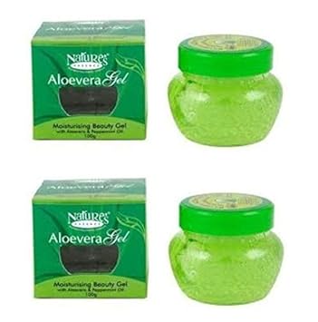 Nature's Essence Aloevera Moisturising Beauty Gel with Aloe and Peppermint Oil All Skin Types (100 g)