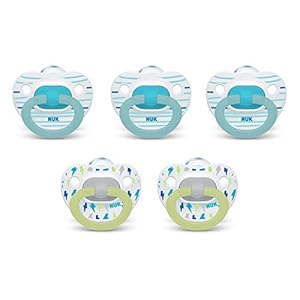 NUK Orthodontic Pacifiers, 6-18 Months, 5-Pack