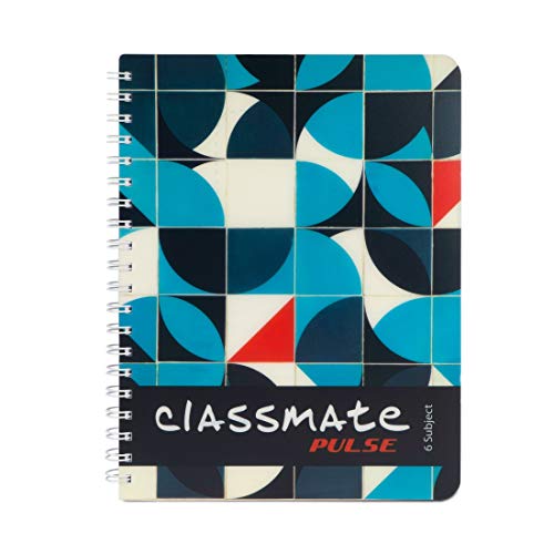 Classmate Premium 6 Subject Spiral Notebook 203mm x 267mm, Soft Cover
