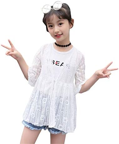 トーダー 長袖 シャツ 冷房対策 子供服 カワイイ 紫外線防止 女の子 アウター ロングコート夏 日焼け止め ガールズ 薄手 パーカー キッズ 羽織 開催中 Uvカット ラッシュガード カーディガン