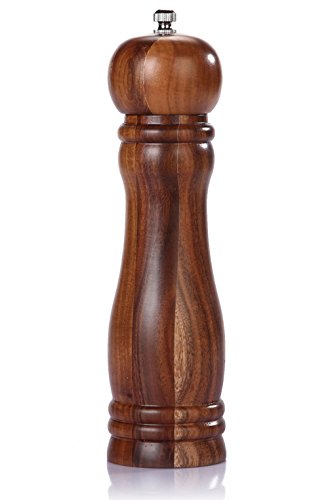 PROLOSO Acacia Wood Pepper Mill Salt Grinder 9