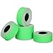 Metronic 10 Rolls Green Fluorescent Color 5000 Price Labels Paper Fr Mx-5500 Price Gun Labeller