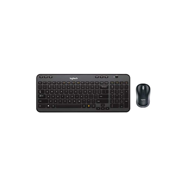 Logitech Wireless Combo MK360 – Includes Keyboard with 12 Programmable Keys and Wireless Mouse, Compact Package Perfect…