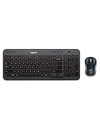 Logitech combo inalámbrico MK360   Incluye teclado con 12 teclas programables y mouse inalámbrico, paquete compacto perfecto para viajar, 3 años de duración de la batería