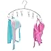 Set of 2,Stainless Steel Laundry Drying Rack Clothes Hanger with 8 Clips for Drying Socks, Baby Clothes, Cloth Diapers, Bras, Towel, Underwear, Hat, Scarf, Pants, Gloves