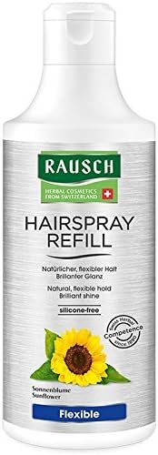 Rausch Hairspray Flexible Non-Aerosol Refill Bottle (Ideal for Loose Finish or for Fixing Individual Hair Parts) 400 ml