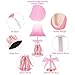 Night Lights for Kids,Fantasy Ballet Princess Kids Night Lighting Lamp Noiseless Nightstand Lamps Imagination Inspiring with Fabric Odorless Lampshade for Girl’s Bedroom,Sturdy,Nursery, Bedroom