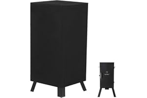 DONSIQIZZ 30 Inch Electric Smoker Cover for Masterbuilt, Waterproof Grill Cover for Masterbuilt 30-Inch Digital Vertical BBQ Smoker Outdoor, Black