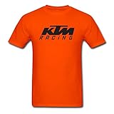 KTM Racing Black Logo man cotton T-shirt XL