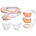 KUKEME-SHOP Girls Pointe Shoes Pink Ballet Shoe Leather Sole with Free Gel Silicone Toe Pads and Ribbons (US3.5 (Foot length:8.26 inch))