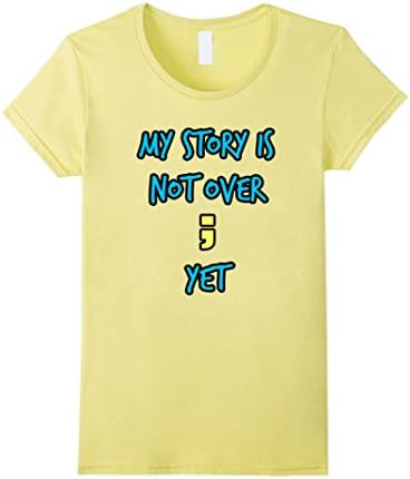 Women's Project Semicolon T-shirts Large Lemon