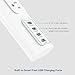 Power Strip，Bototek Surge Protector 4-Port USB Charging Ports and 4 AC Outlets,1250W USB Power Strip with 6 Feet Long Cord for Smartphone Tablets Home,Office & Hotel- White