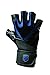 Harbinger Training Grip Wristwrap Workout Weightlifting Gloves with TechGel-Padded Leather Palm (Pair) Small