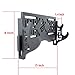Eforlife 2-Tier Sword Holder Wall Mount Samurai Sword Display Stand Hanger Hollow Out Pattern for Katana Wakizashi and Standard Swords (Bushido-武)