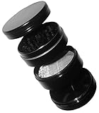 TGproducts 4 Piece Herb 2 Inch Aluminum - Sleek Black
