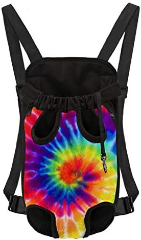 Snilety Pet Chest Holder with Adjustable Strap, Dog Carrier Backpack, Pet Holder Pouch, Puppy Knapsack for Small Medium Large Dog, Yellow Dog Image