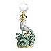 YUFENG Vintage Peacock Glass Perfume Bottle Empty Refillable Decorative Crystal Bottles for Essential Oils
