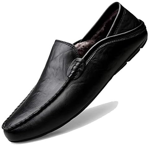 Loafers Mens Black Shoes Amazon Versace Collection Men's Leather