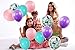 K KUMEED Unicorn Balloons Purple Light Pink Sea Foam Blue Assorted Balloons 12