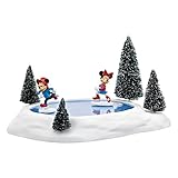 Department 56 Accessories for Villages Mickey and Minnies Animated Pond Accessory Figurine