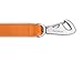 RUFFWEAR - Front Range Dog Leash, 5 ft Lead with Padded Handle for Everyday Walking, Orange Poppy
