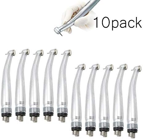 10PCS Dental High Speed Teeth Polishing Tools Handle Piece 4 Holes