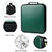 CD Case, COOFIT 160 Capacity DVD Case DVD Organizer CD Holder Case CD Storage Case Hard Plastic DVD CD Wallet