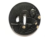 Alloy Japanese Guard Tsuba for Tanto Samurai Katana