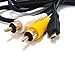 Bargains Depot 5 feet AV Audio / Video Cable Panasonic Lumix Camera Compatible + Cable Tie For Panasonic Lumix DMC-G1 / DMC-G10 / DMC-G2 / DMC-G3 / DMC-G5 / DMC-GF1 / DMC-GF3 / DMC-GF5 / DMC-GF6 / DMC-GH3 / DMC-GX1 / DMC-L10 / DMC-LS1 / DMC-LS2 / DMC-LS3 / DMC-LS5 / DMC-LS6 / DMC-LS60 / DMC-LS65 / DMC-LS70 / DMC-LS75 / DMC-LS80 / DMC-LS85 / DMC-LS86 / DMC-LX1 / DMC-LX2 / DMC-LX3 / DMC-LX5 / DMC-LX7 / DMC-LZ1 / DMC-LZ10 / DMC-LZ2 / DMC-LZ20 / DMC-LZ3 / DMC-LZ30 / DMC-LZ4 / DMC-LZ5 / DMC-LZ6 / DMC-LZ7 / DMC-LZ8 / DMC-S1 / DMC-S2 / DMC-S3 / DMC-S5 / DMC-SZ02 / DMC-SZ1 / DMC-SZ3 / DMC-SZ5 / DMC-SZ7 / DMC-SZ9 / DMC-TS10 / DMC-TS20 / DMC-TS25 / DMC-TS3 / DMC-TS4 / DMC-TS5 / DMC-TZ1 / DMC-TZ11 / DMC-TZ15 / DMC-TZ18 / DMC-TZ19 / DMC-TZ2 / DMC-TZ20 / DMC-TZ22 / DMC-TZ24 / DMC-TZ25 / DMC-TZ27 / DMC-TZ3 / DMC-TZ30 / DMC-TZ31 / DMC-TZ35 / DMC-TZ36 / DMC-TZ37 / DMC-TZ4 / DMC-TZ40 / DMC-TZ41 / DMC-TZ5 / DMC-TZ50 / DMC-TZ8 / DMC-XS1 / DMC-ZR1 / DMC-ZR3 / DMC-ZS10 / DMC-ZS15 / DMC-ZS19 / DMC-ZS20 / DMC-ZS25 / DMC-ZS27 / DMC-ZS30 / DMC-ZS5 / DMC-ZS8 / DMC-ZS9 / DMC-ZX3