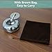 Ashtray, Newness Stainless Steel Modern Tabletop Ashtray with Lid, Cigarette Ashtray for Indoor or Outdoor Use, Ash Holder for Smokers, Desktop Smoking Ash Tray for Home, Silver, Large Size