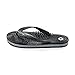 Revs - Lights - Men's and Women's Reflexology Massage Flip Flops, Black, US9 Women/US8 Men
