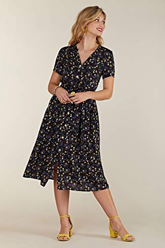 YUMI Ditsy Floral Tiered Tunic dames Casual jurk - Image 3