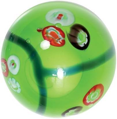 Art Glass Round Glass Garden Pond Splash Flutter Lime Dragonfly Spheres 4" Ball