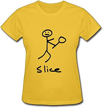 WSB Women's Tee Slice Tennis Yellow 21