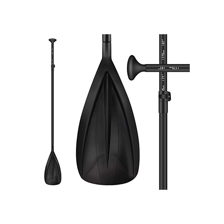Overmont Stechpaddel SUP Teleskop Paddel StandUp Paddling 162cm215cm