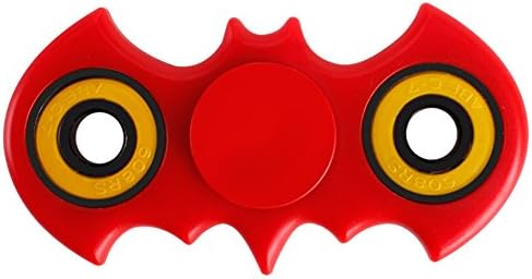 Batmen Fidget Spinner Toy Stress Reducer Hand Spinner High Speed Bearing- Perfect For ADD, ADHD, Anxiety, and Autism Adult Children (red)