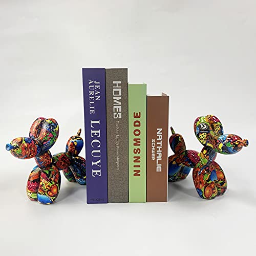 FLJZCZM Balloon Dog Sculptures Animal Statues Home Decor Collectible Figurines Indoor Outdoor Garden Decorative Funny Craft Christmas Birthday for Office (Yellow)