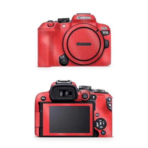 Glossy Glitter Camera Skin Compatible with Canon EOS R10 Camera (2022) - Solid…