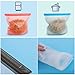 Reusable Silicone Food Storage Bags,WOHOME Freezer Airtight Seal Food Preservation Bags/Food Grade/Versatile Preservation Bag Container for Vegetable,Liquid,Snack,Meat,Fruit/4xLarge 50oz+4xSmall 30oz