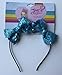 JoJo Siwa Tiffany Blue Sequin Hair Bow Headband