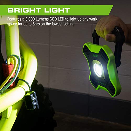 Arcan 3000 lm Mega Rechargeable MultiPurpose Flood Light with USB Port