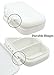 Meta-U Small Pill Box Supplement Case for Pocket or Purse - 3 Removable Compartments Travel Medication Carry Case - Daily Vitamin Organizer Box (White)