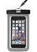 JOTO Universal Waterproof Pouch Cellphone Dry Bag Case for iPhone 11 Pro Max XS Max XR XS X 8 7 6S Plus, Galaxy S10 Plus S10e S9 Plus S8 + Note 10+ 10 9 8, Pixel 3 XL Pixel 3 2 up to 6.8" -Grey