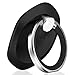 Finger Ring Stand,TORRAS 360° Rotation Cell Phone Ring Stand Holder Grip kickstand Universal Smartphone iPhone Ring for iPhone 7 7 Plus 6s 6 Plus, Samsung Galaxy S6 S7, Note, LG - Black