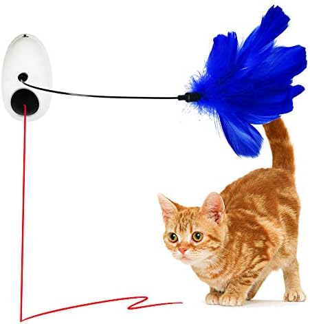 Vealind Hanging Automatic Cat Rotating Light Interactive Toy