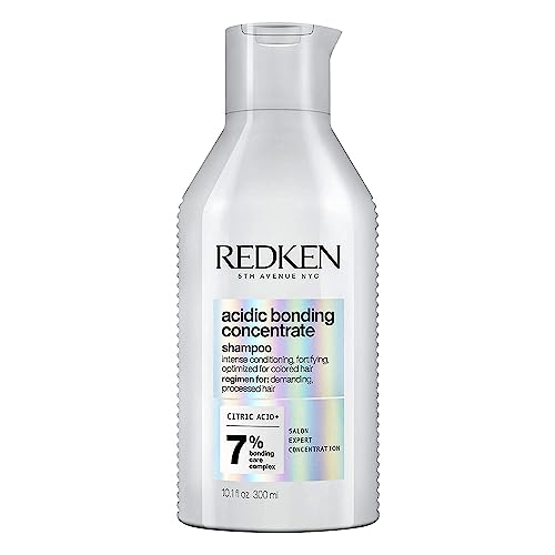 Redken Pflegendes Haarshampoo mit intensivem Schutz vor Farbverlust, Konzentrierte All-In-One Formel, Acidic Bonding Concentrate Shampoo, 1 x 300 ml