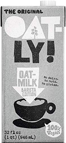 Oatly Original Oat Drink 1 Litre (Pack of 4), Barista Edition